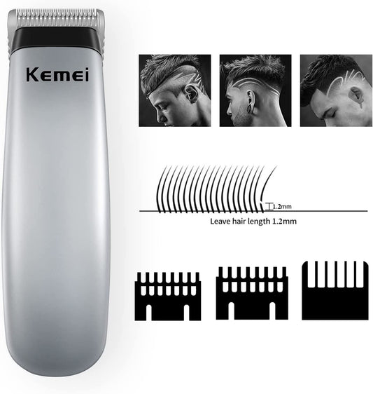 Men's Hair Clippers Trimmer Groomer Cordless Self-Haircut Kit Styling Shears With Stainless Steel