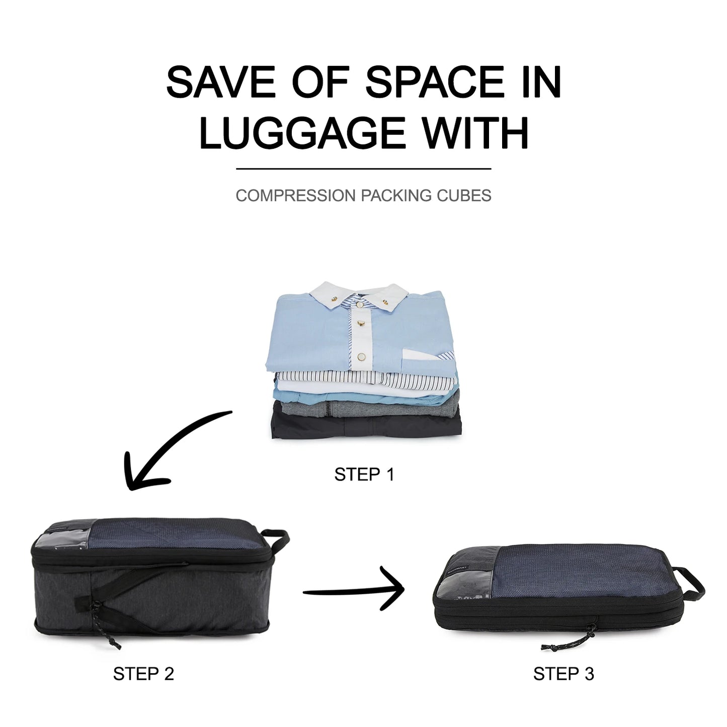 BAGSMART Packing Cubes  Luggage Organizer