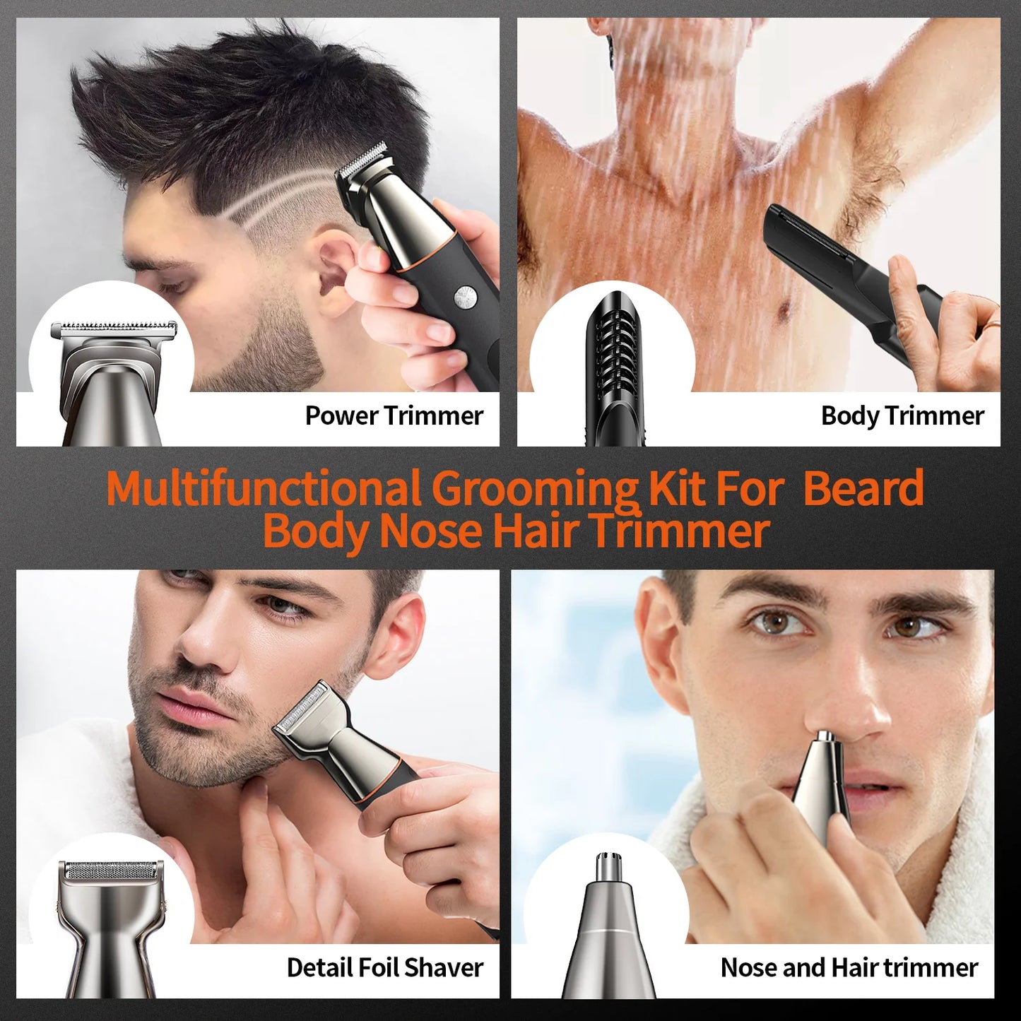 Beard Trimmer for Men Multifunctional Hair Trimmer kit