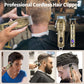 2pcs Barber Shop Hair Cuttting Set golden suttik resuxi lanumi