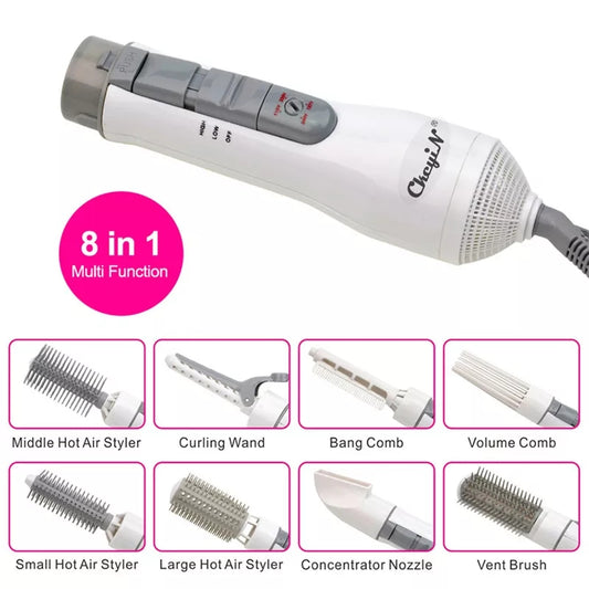 8 in one women hair dryer and hair brush
