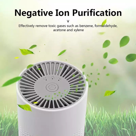 Portable 4 Layer Filter Air Purifier USB Charging Air Cleaner Anion Ionizer Negative Ion Generator Household Remove Air Virus45