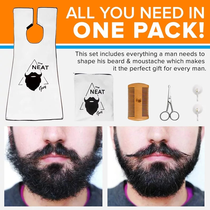 3 in one Shaver Apron Hair Trimming combo