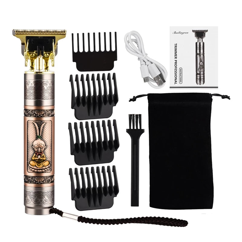 Barber Mens wireless trimmer (Monkey king 3d) Two tone