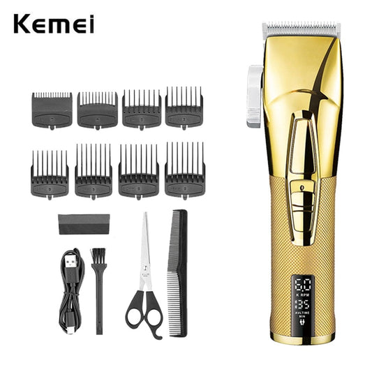 Kemei KM-5096 Electric Hair Clippers Gold