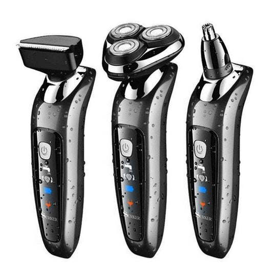 electric shaver male rechargeable rotary electric razor for men wet dry beard shaving machine