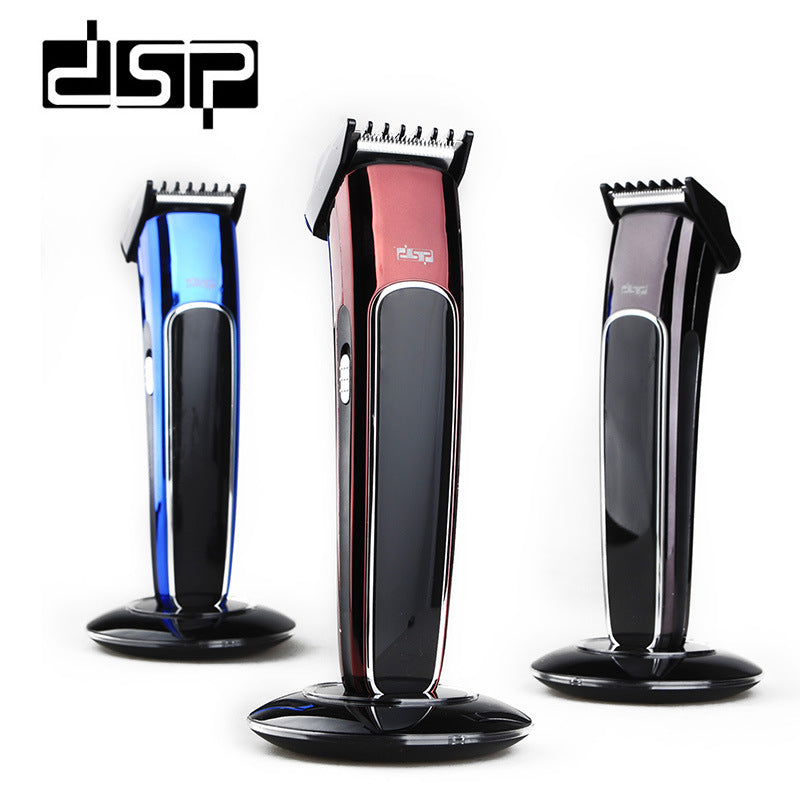 Dsp mens wireless hair trimmer with charging dock