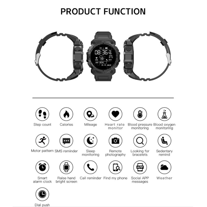 smart watch for kids shock travelling casual sports look 
