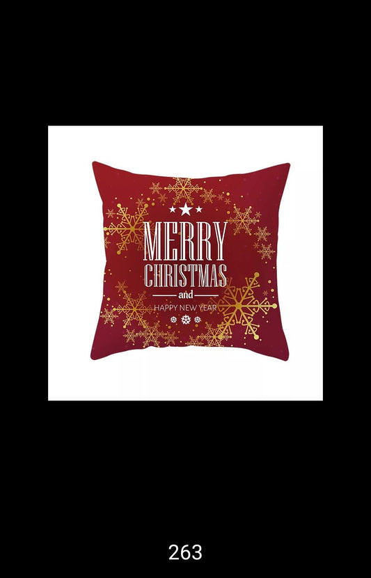 Christmas theme cushion covers,red cushion cover,