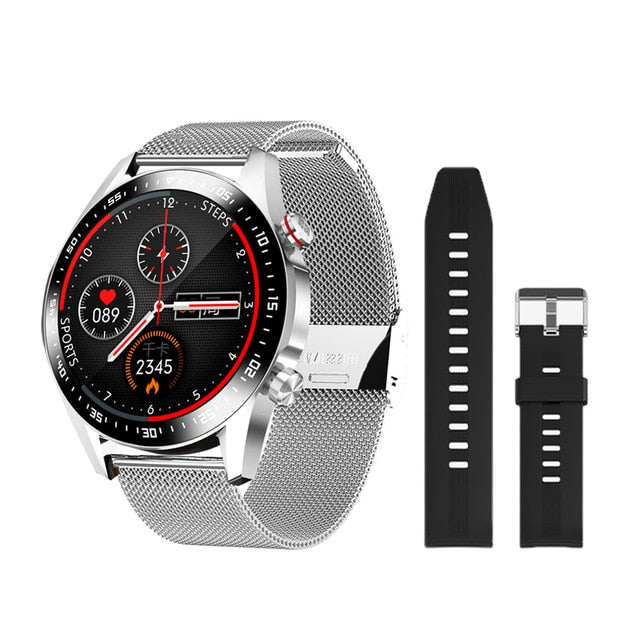 Smart Watch Men Bluetooth Call Custom Dial Full Touch Screen Waterproof For Android IOS