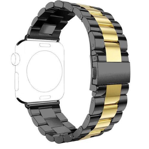 black metal bracelet strap for apple smart watch by ozkart australia