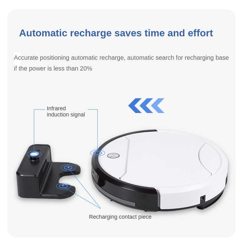 Robot Vacuum Cleaner Smart Remote Control Auto-Recharge Wireless Cleaning Sweeping Robot Multifunction Vacuum Cleaner For Home
