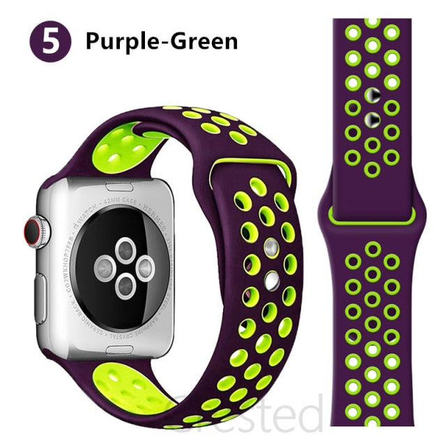 Silicone Strap For apple Watch