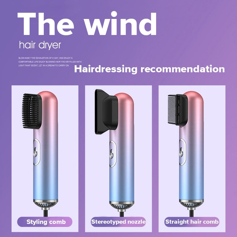 Ubeator Professional Hair Dryer Strong Wind Salon Dryer Hot & Cold